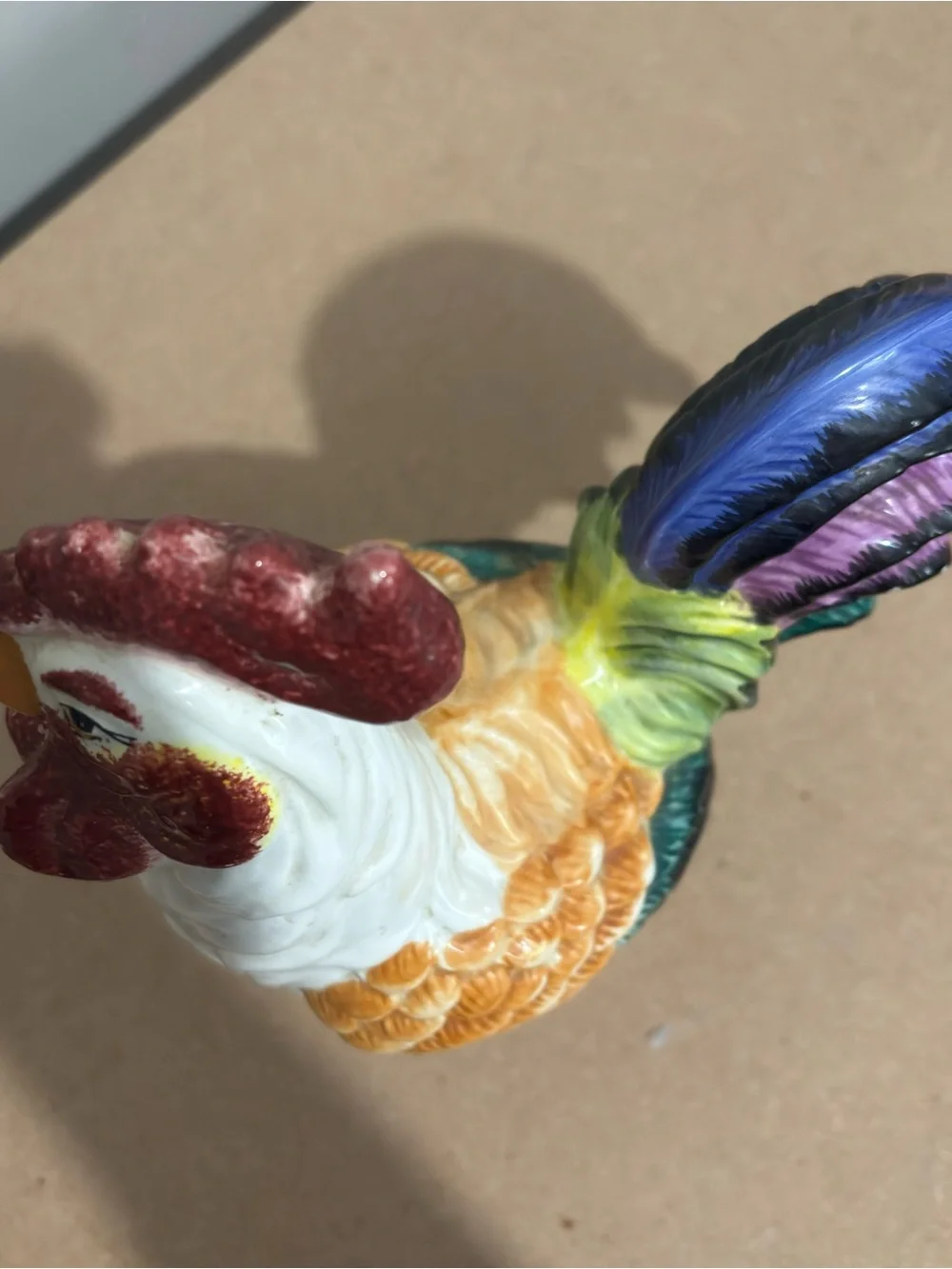 Vintage Rooster Decor Home Accent 90s Cottage Kitchen Decor